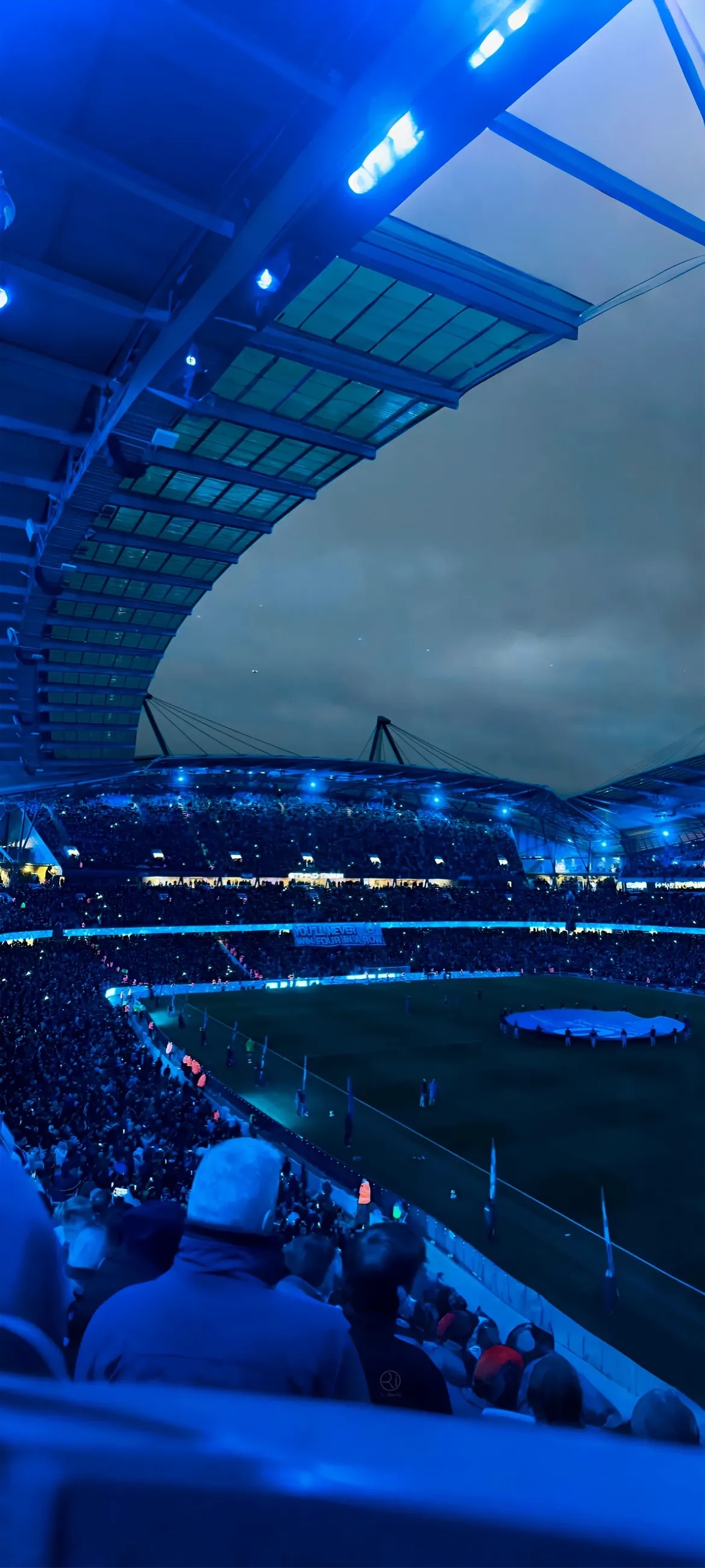 Manchester City Football Club - Etihad Stadium Art Canvas Print - Etsy, image size:1170x2600